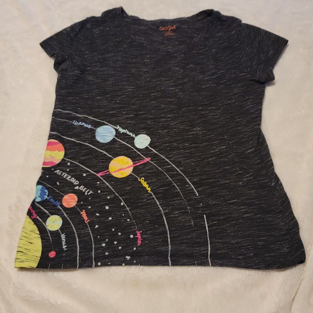 Cat And Jack Girls Large 10/12 T-Shirt